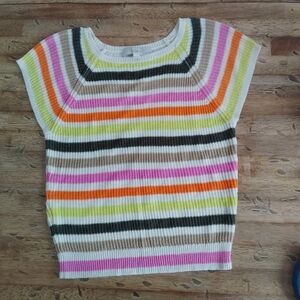 LOFT Multicolor Knit Sweater